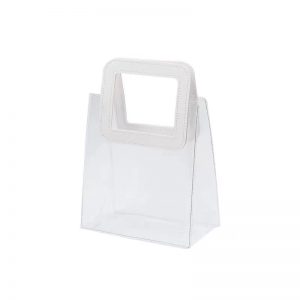 Clear empty box tote bag