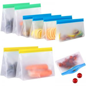 Zipper standing storage bag