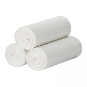 Degradable hand-held garbage bag
