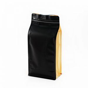 Colored side 8-sided sealed coffee bag without air valve