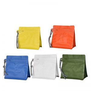 Lanyard with air valve coffee bag