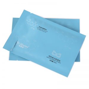 Three-sided flat bottom ziplock bag