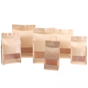 Eight-sided ziplock bag