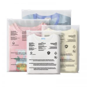 Warning clothing zipper bag